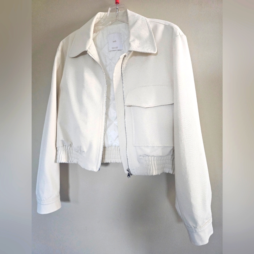 Cream jacket from Mango size L